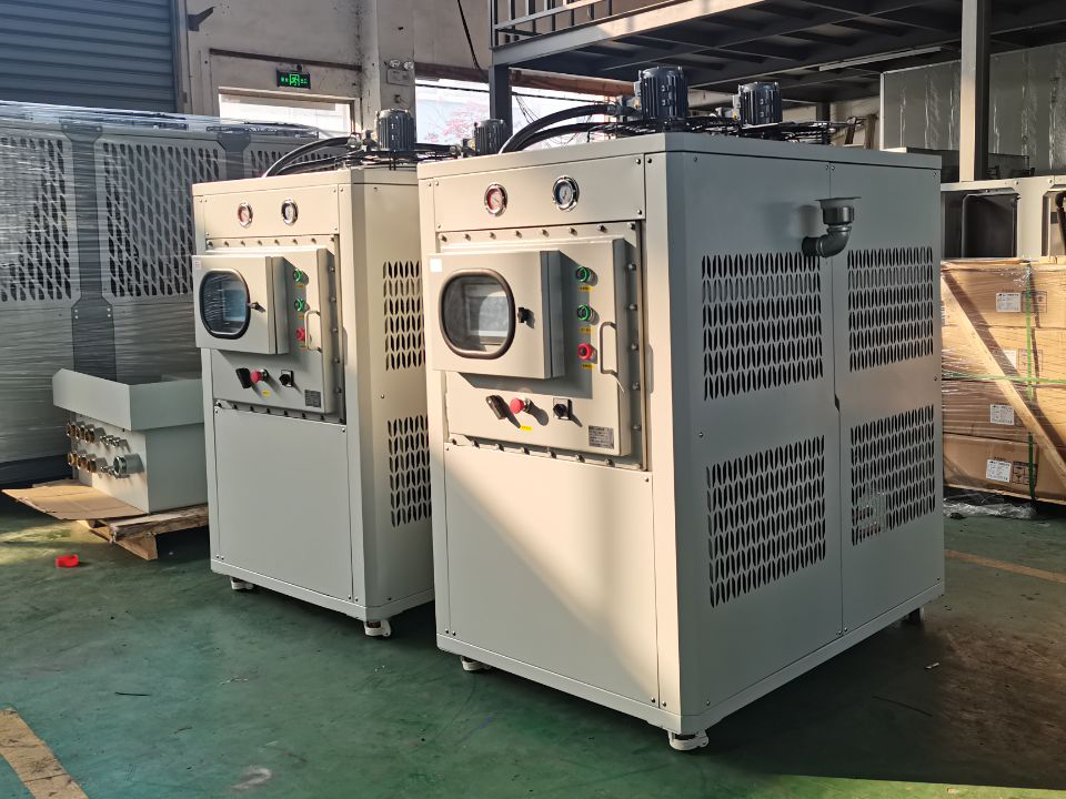 防爆冷水機組 螺杆式防爆製冷機組 複疊式超（chāo）低溫防爆冷凍機組